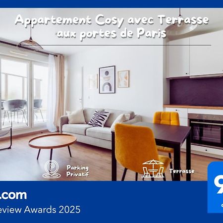 Appartement Cosy Avec Terrasse Aux Portes De Paris 维勒瑞夫 外观 照片