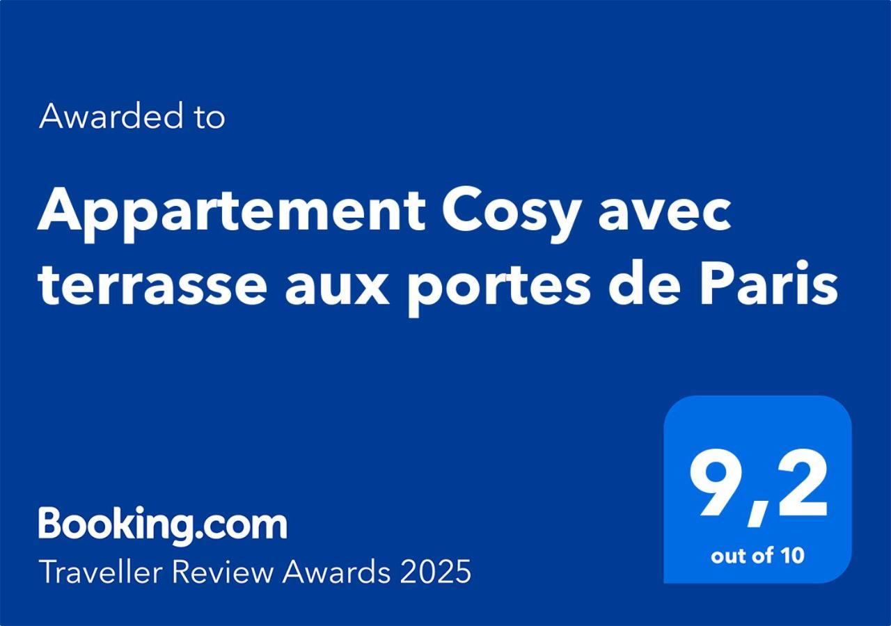 Appartement Cosy Avec Terrasse Aux Portes De Paris 维勒瑞夫 外观 照片